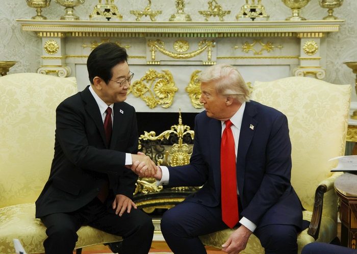 이재명 대통령, 트럼프 대통령과 정상회담