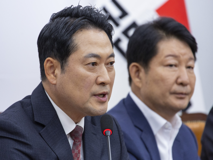 정부의 부동산 정책 발표 관련 발언하는 장동혁 대표