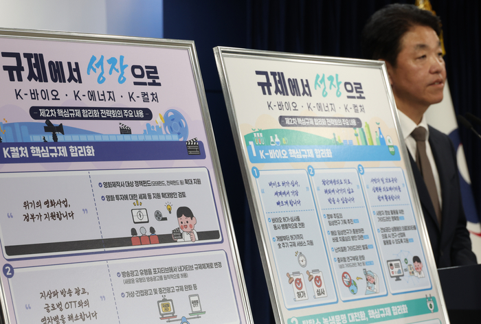 브리핑하는 손동균 규제조정실장