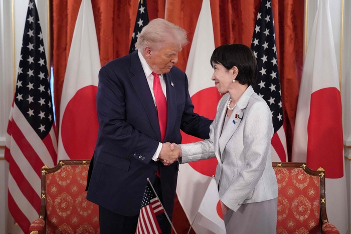 JPN-PRESIDENT-TRUMP-MEETS-WITH-PRIME-MINISTER-OF-JAPAN