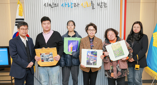 과천시의회 8월29일 과천시장애인복지관 소속 작가들과 간담회 개최