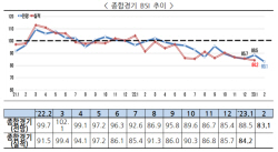 "2월 BSI 83.1… 2년 6개월만 최저치"…경기침체 반영