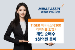 미래에셋, ‘TIGER 미국나스닥100커버드콜(합성) ETF’ 개인 순매수 1000억원 돌파