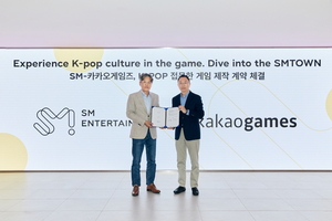 카카오게임즈, SM 소속 아이돌 IP로 모바일 게임 만든다