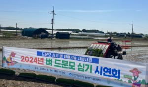 인천시 농업기술센터, 벼 드문 모심기 농법 ‘시연’