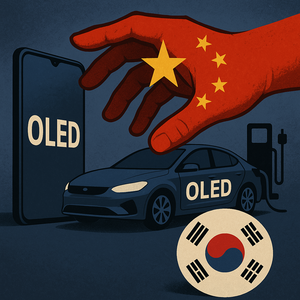 中 OLED 굴기에 韓 수성 ‘비상’…점유율 격차 매년 줄어