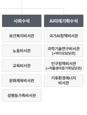 인구정책 비서관을 AI 수석실에 둔 게 잘못이라고?