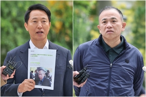 오세훈·명태균, 특검 동시 출석…‘여론조사비 대납의혹’ 대질조사