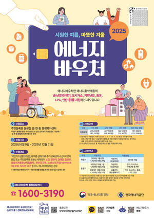 에너지공단, 에너지바우처 신청 31일 종료…“꼭 신청”