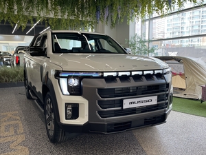 KGM 픽업 신차 무쏘, 새해 실적 반등 헤트라이트 밝힌다