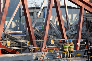 광주대표도서관 붕괴사고 3번째 사망자 수습…실종자 1명 남아