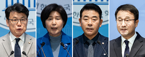 與원내대표 진성준·박정·백혜련·한병도 4파전