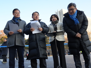 민주당, 윤석열 구형 촉구 긴급 기자회견…“노골적 시간 끌기, 사법 정의 도전”