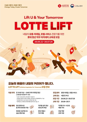 롯데그룹 ‘K-뉴딜 아카데미’ 참여…청년 인재 육성 돕는다