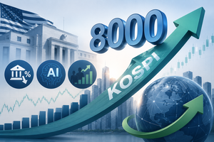 8월 코스피 상단 8000선…AI ‘현금흐름’이 반등 이끈다