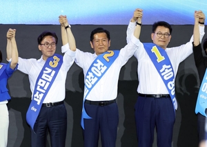 김민석, 제주·인천 경선 모두 1위…누적 득표율 정청래 역전