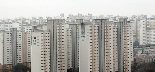 고양 일산 신도시 전경