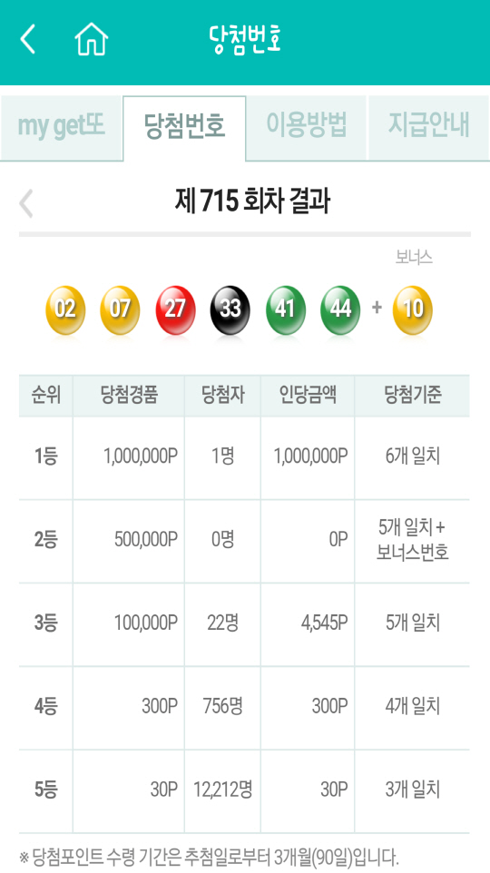 715회차_get또 당첨내역