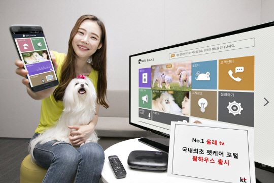 [사진1] KT 올레 tv 왈하우스 출시