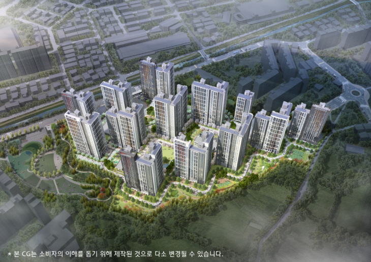 힐스테이트 용인 둔전역_조감도