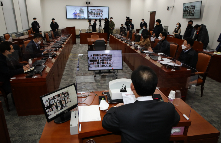 발언하는 국민의힘 주호영 원내대표