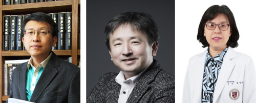 교수들