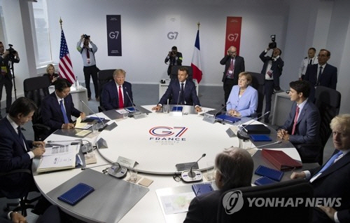 G7정상들