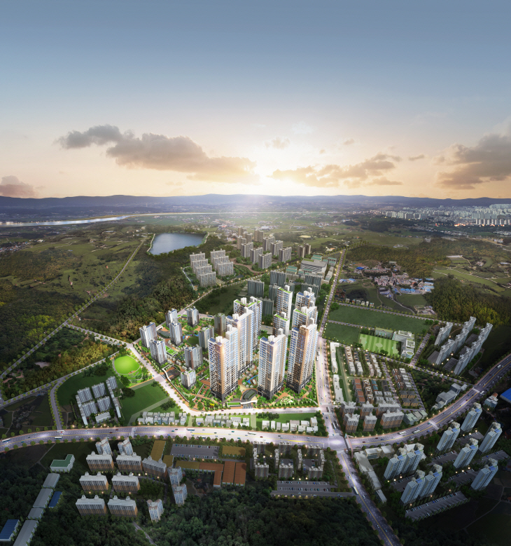 신아산 모아엘가 비스타2차_광역조감도