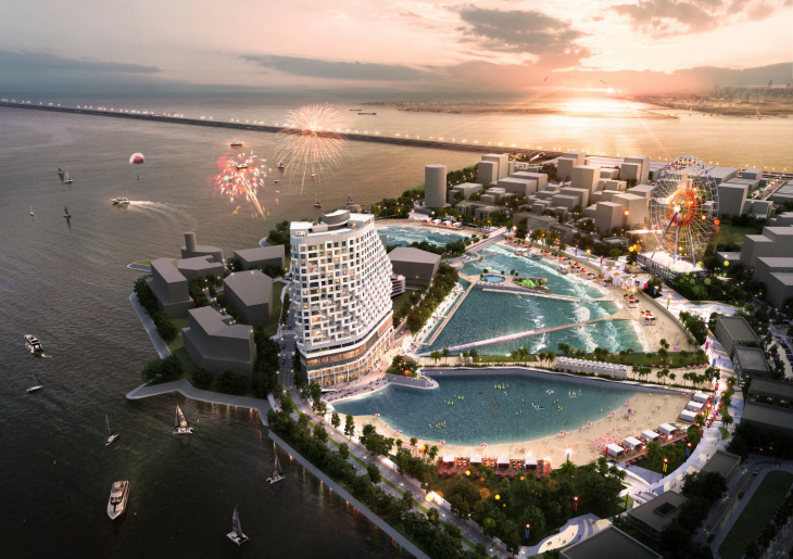 시흥 웨이브파크 푸르지오 시티 조감도