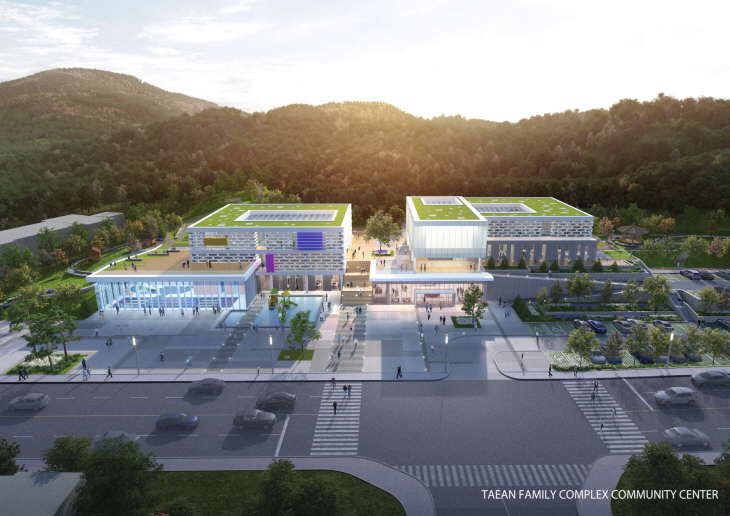 가족복합커뮤니티센터 조감도
