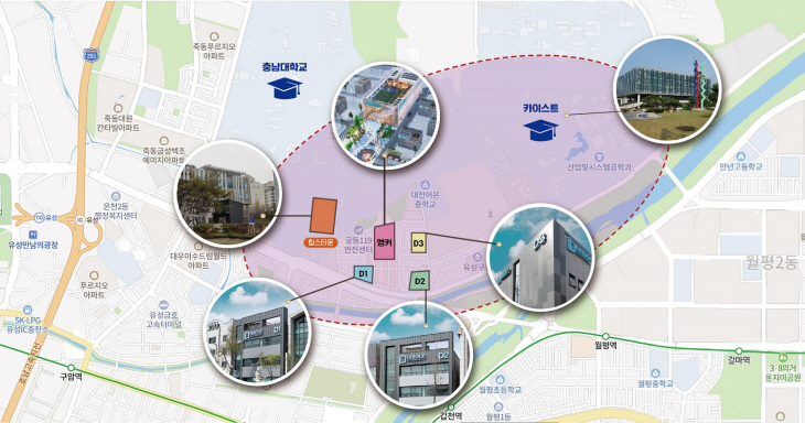 스타트업파크 위치도