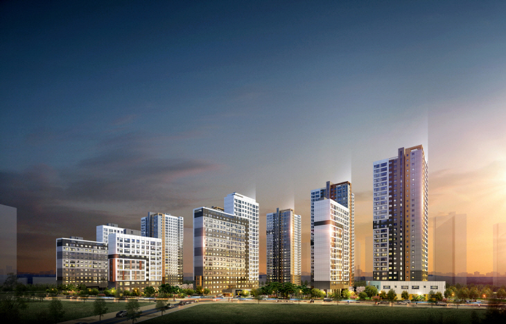 동탄 호수공원 리슈빌 투시도