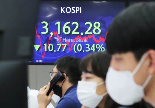 코스피 0.34% 하락 마감