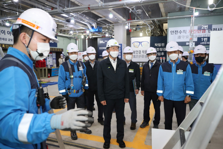 LH 김현준 사장 현장 시찰