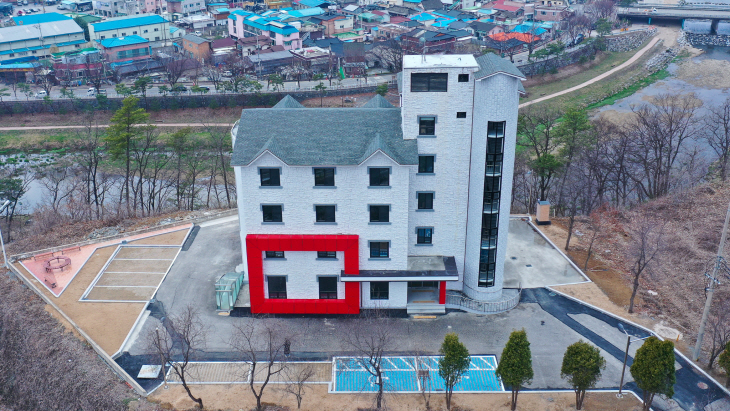 괴산군 몽도래언덕 전경