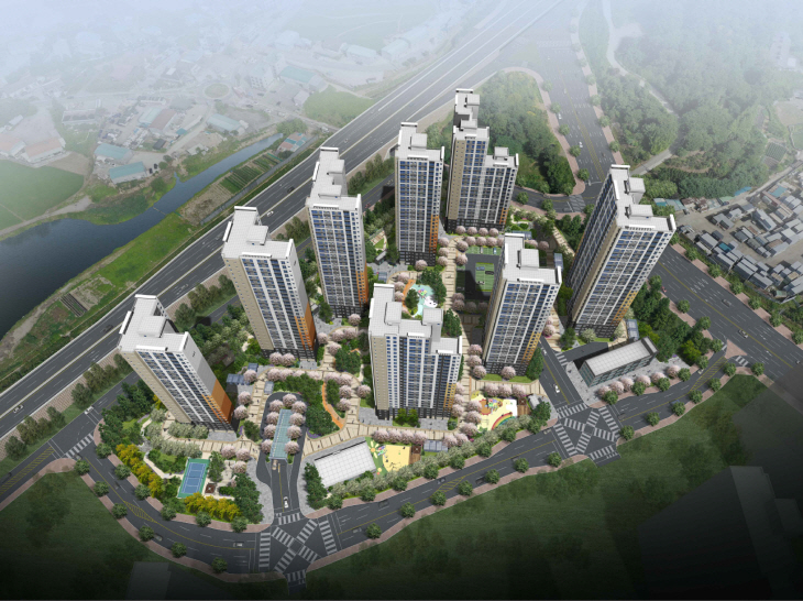 조감도_오산세교 지역주택조합 공동주택 사업