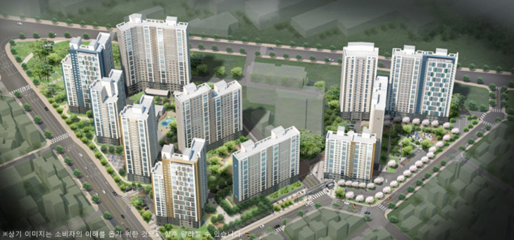 더샵 청주센트럴 조감도