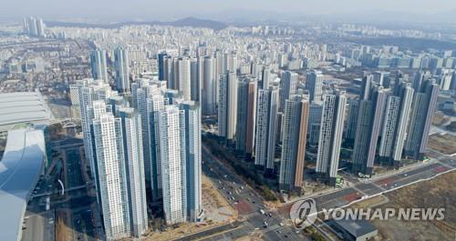 경기 고양시 일산 킨텍스 일대 아파트 단지