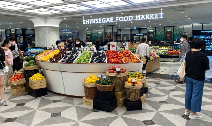 1. 경기점 지하 2층 식품매장 전경