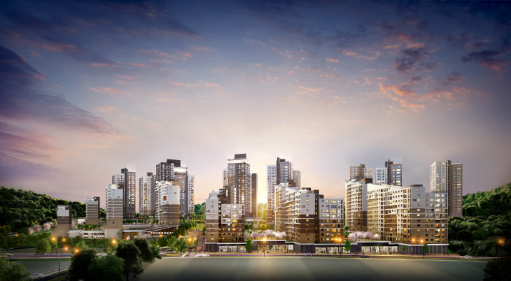 세종자이 더시티 투시도