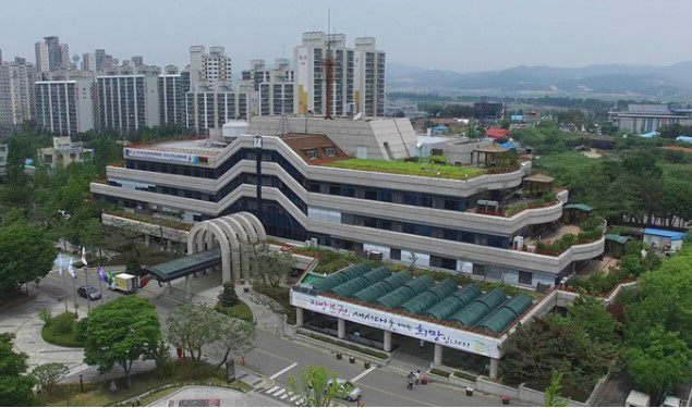 아산시청 전경