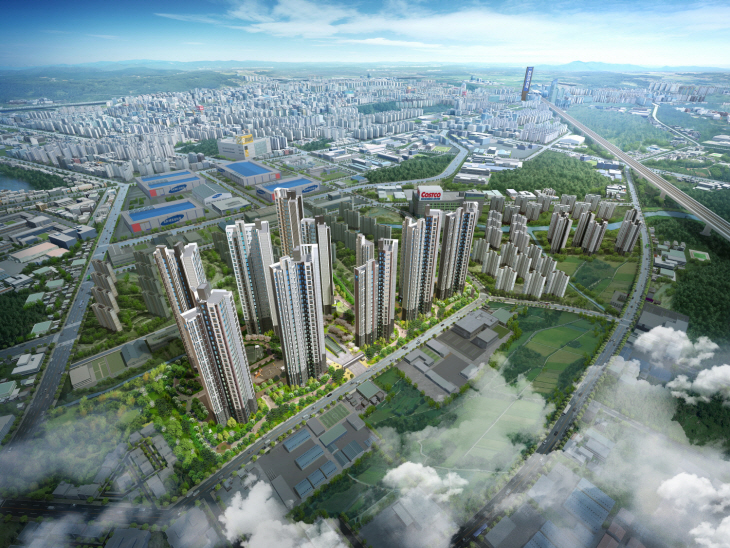 아산 한라비발디 스마트밸리_조감도