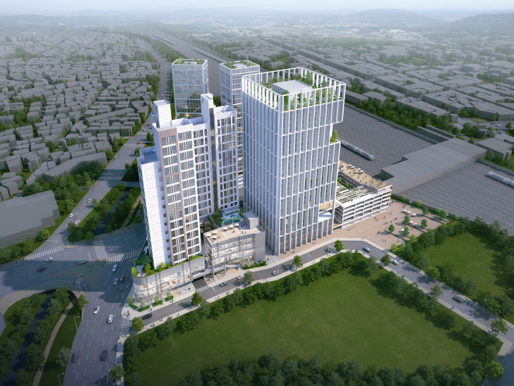 천안시 스타트업파크 조감도