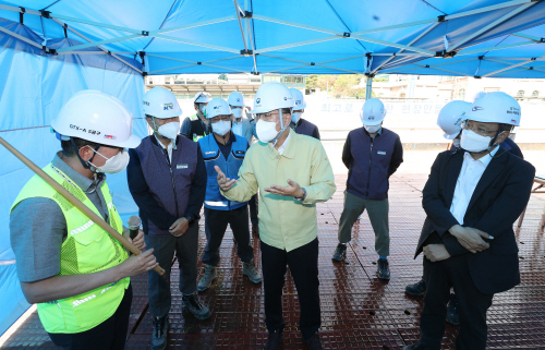 GTX 건설 현장 방문한 윤성원 국토부 1차관