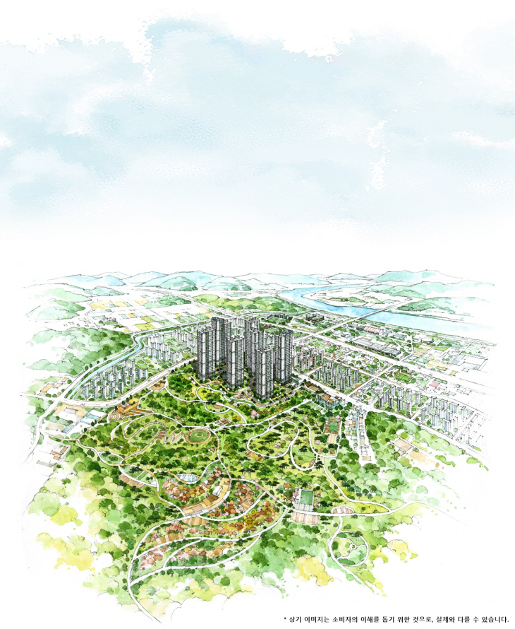 더샵 진주피에르테_일러스트 이미지