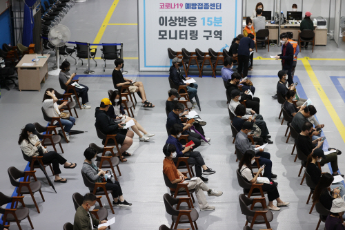 백신 1차접종 인구대비 75.0%