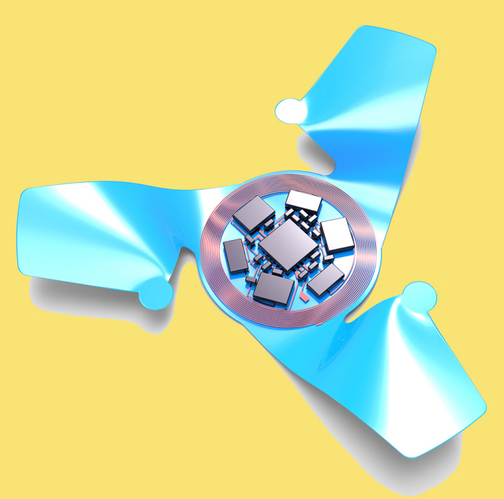 미세 먼지 농도 측정 3차원 사물인터넷 소자