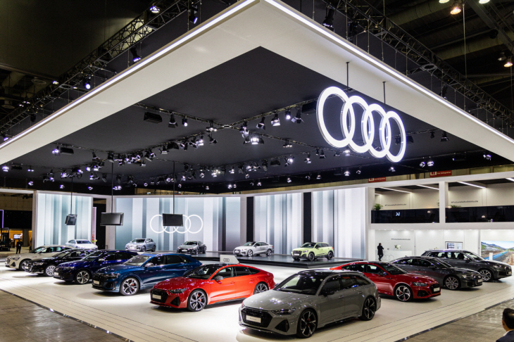 사진 1. 아우디 전시관_2021 서울 모빌리티쇼