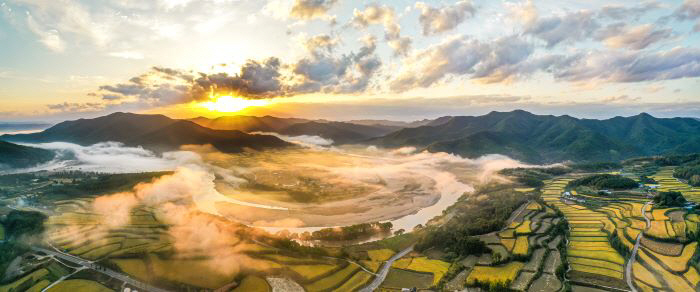 하회마을 전동자동차 운행 제한-입선-이경무-하회마을 일출