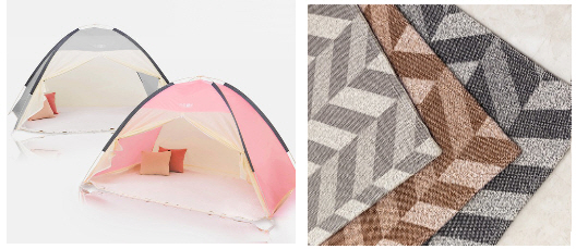 G마켓 판매 난방텐트 헤링본 카페트